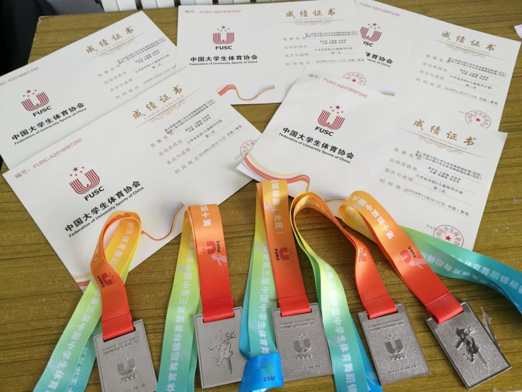 伊春職業(yè)學(xué)院體育舞蹈代表隊(duì)榮獲第十四屆中國大學(xué)生體育舞蹈錦標(biāo)賽六人集體項(xiàng)目亞軍